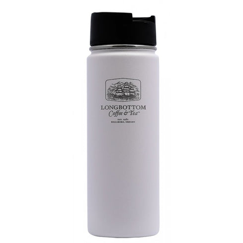 Hydro Flask Type Logo Design 12 oz - Arctic White